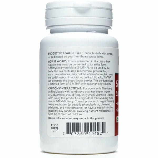 5 Methyl Folate 5,000 mcg Protocol for life Balance