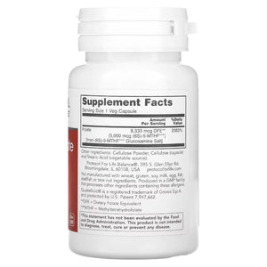 5 Methyl Folate 5,000 mcg Protocol for life Balance