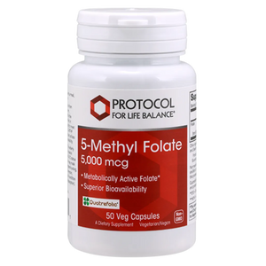 5 Methyl Folate 5,000 mcg Protocol for life Balance