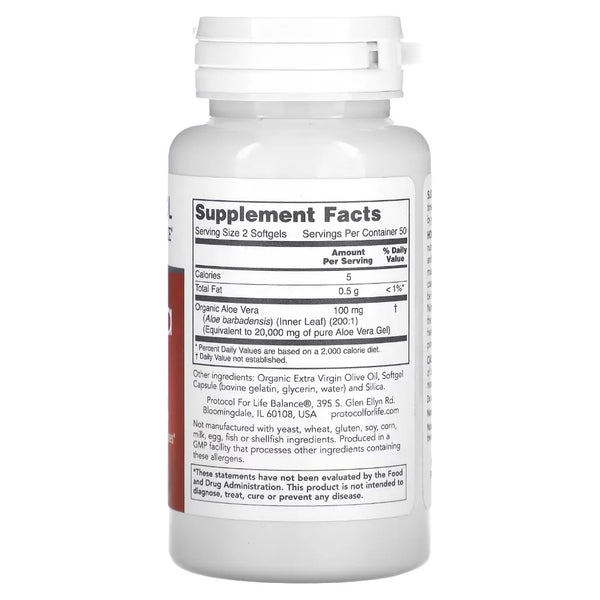 Aloe Vera Gels by Protocol for life Balance at Nutriessential.com