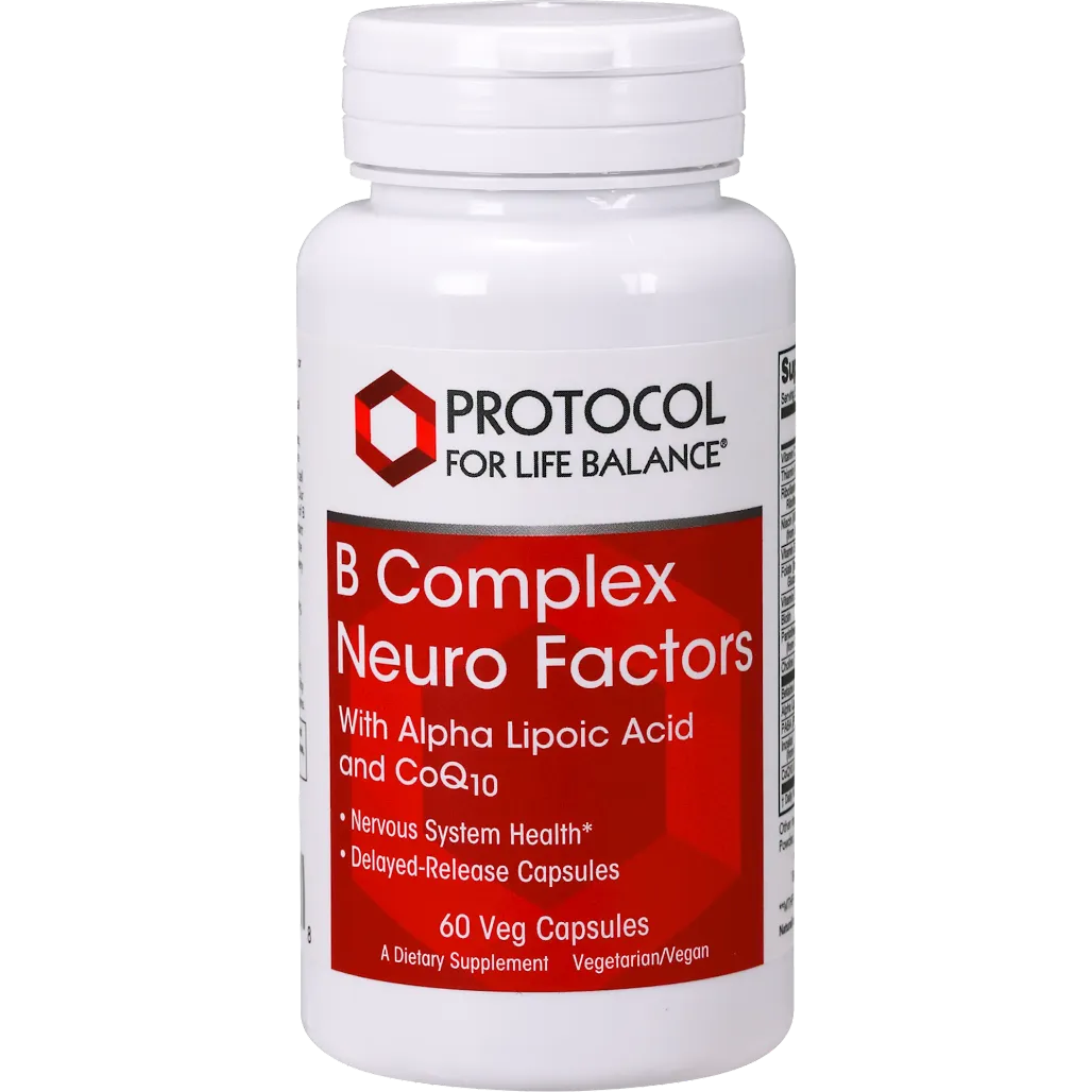 B Complex Neuro Factors Protocol for life Balance