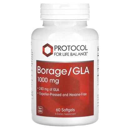 Borage/GLA 1000 mg Protocol for life Balance