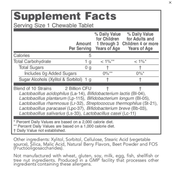 Chewable Probiotic Protocol for life Balance