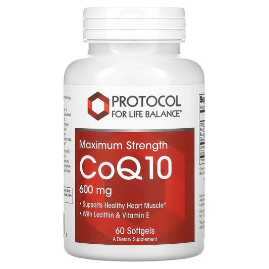 CoQ10 600 mg Protocol for life Balance