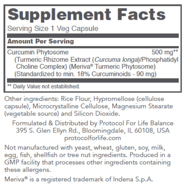 Curcumin Phytosome Protocol for life Balance