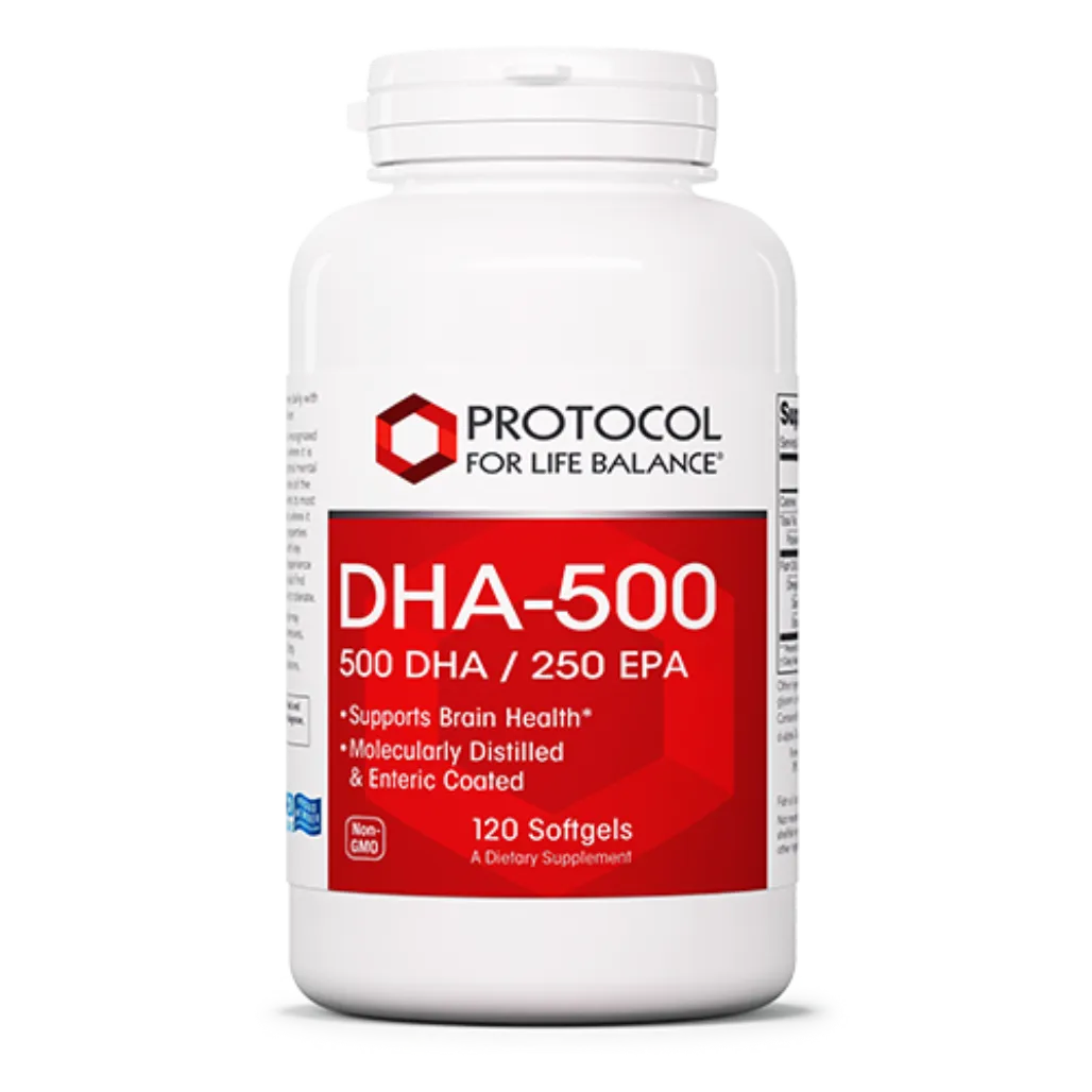 DHA-500 (500 DHA/250 EPA) Protocol for life Balance