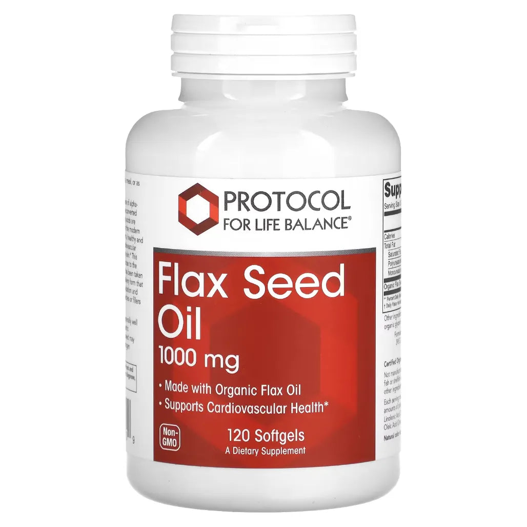 Flax Seed Oil 1000 mg Protocol for life Balance
