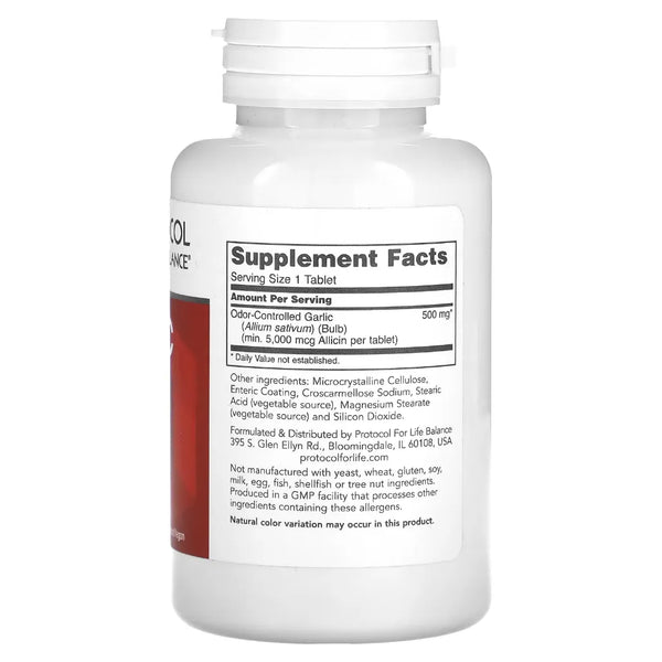 Garlic 5000 Enteric Protocol for life Balance