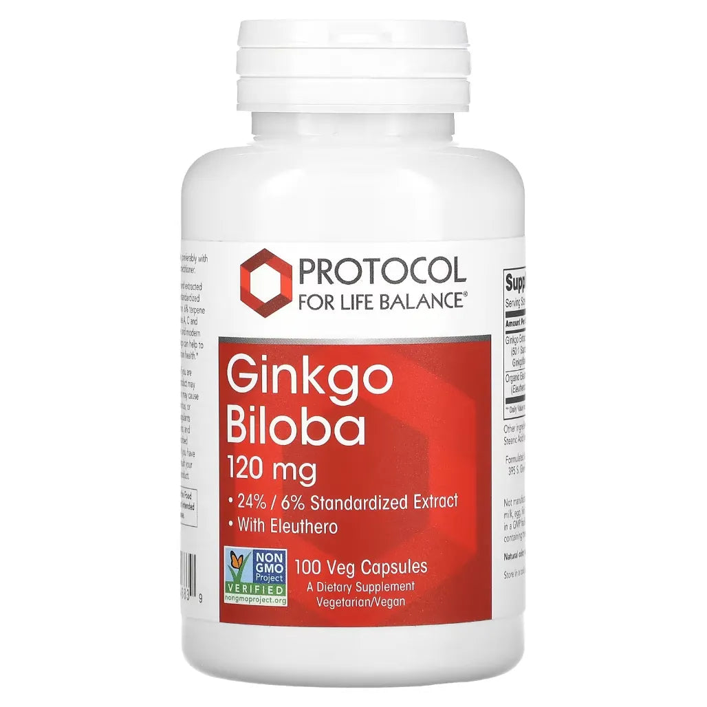 Ginkgo Biloba 120 mg Protocol for life Balance