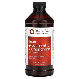 Glucosamine & Chondroitin with MSM 16 oz Protocol for life Balance