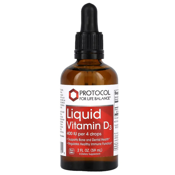 Liquid Vitamin D3 2 oz Protocol for life Balance
