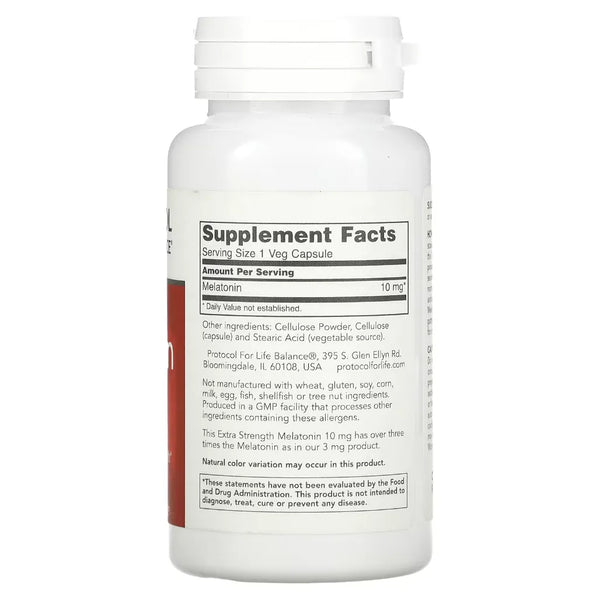 Melatonin 10mg Protocol for life Balance