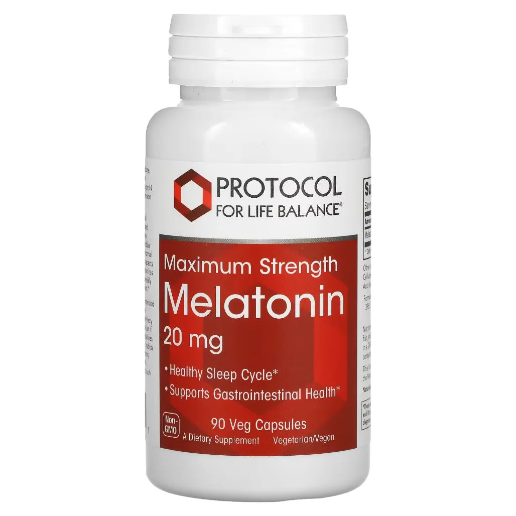 Melatonin Max Strength 20 mg Protocol for life Balance