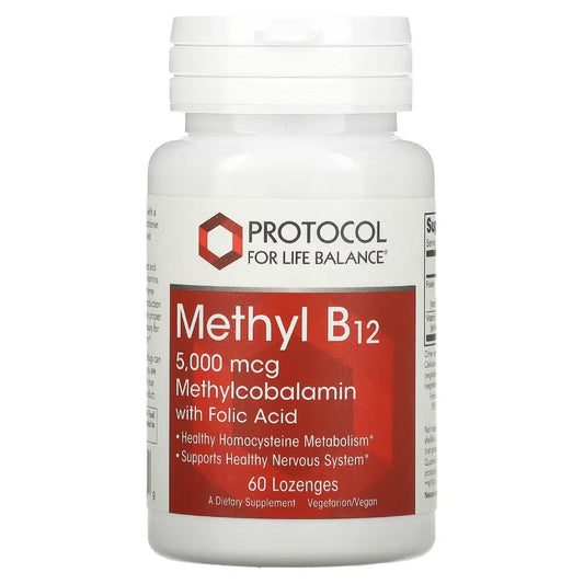 Methyl B12 5000 mcg Protocol for life Balance