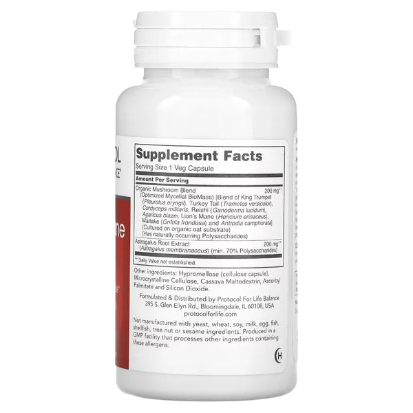 Mycel Immune Plus 90 vegcaps Protocol for life Balance