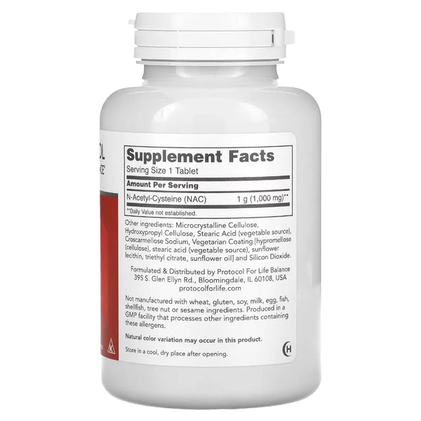NAC 1,000 mg Protocol for life Balance