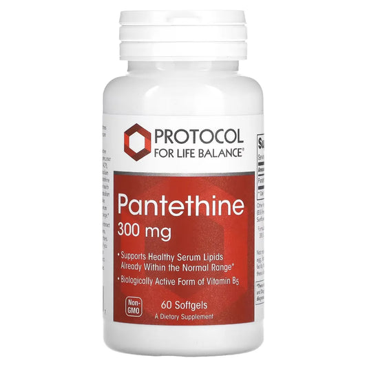 Pantethine 300 mg Protocol for life Balance