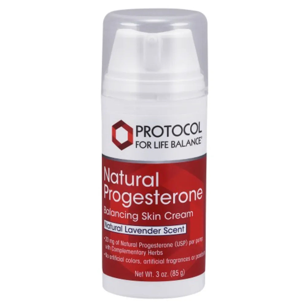 Progesterone Cream w/Lavender 3 oz Protocol for life Balance