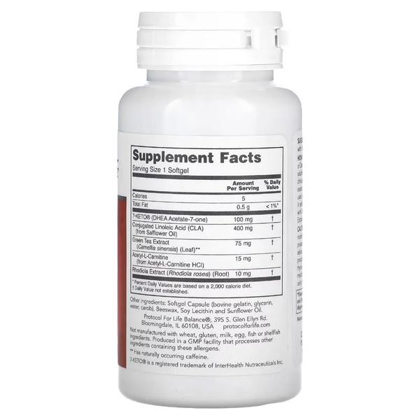 7 KETO 100 mg Protocol for life Balance