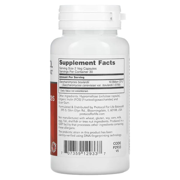 Saccharomyces Boulardii Protocol for life Balance