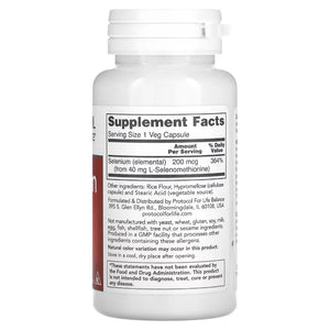 Selenium 200 mcg Protocol for life Balance