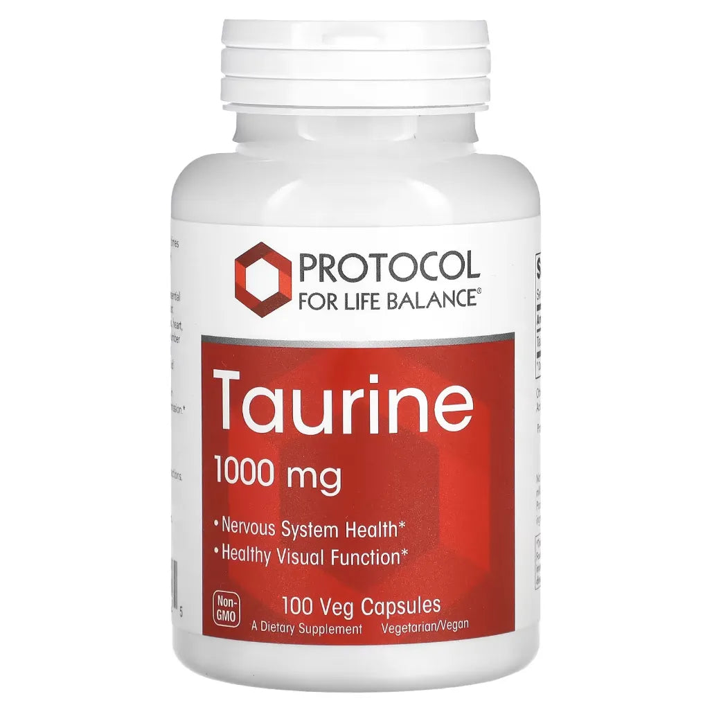 Taurine Extra Strength 1000 mg Protocol for life Balance