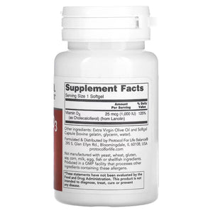 Vitamin D3 1000 Protocol for life Balance