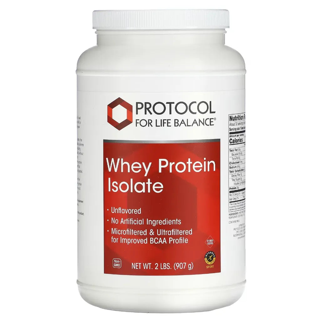 Whey Protein Isolate 2 lbs Protocol for life Balance