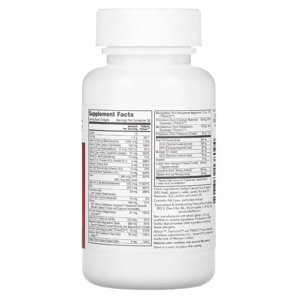 Pre-Natal Multivitamin with DHA Protocol for life Balance