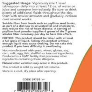 Psyllium Husk Powder NOW