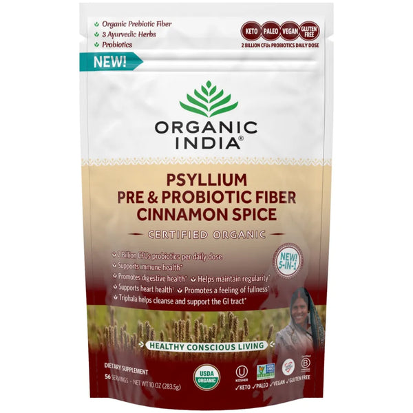 Psyllium Pre & Probiotic Cinnamon Organic India