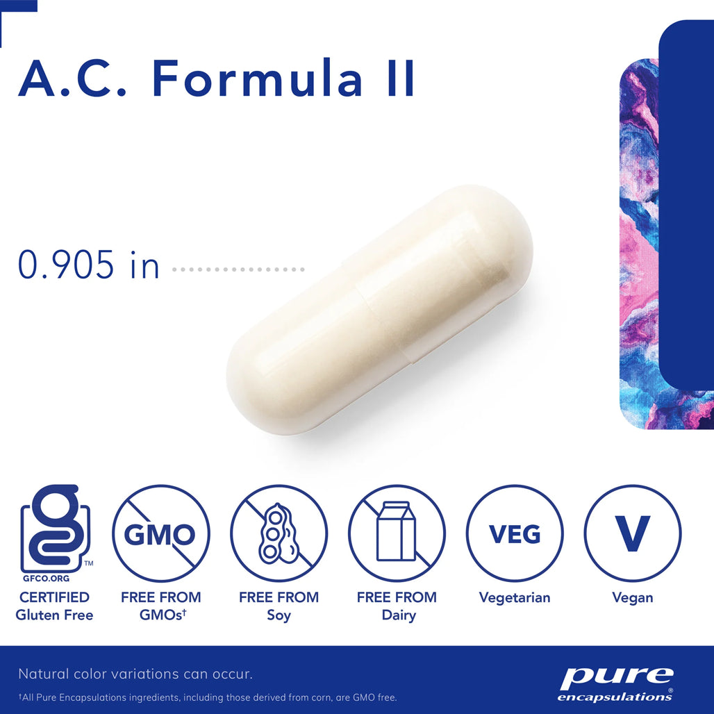 A.C. Formula II - 120 Capsules Pure Encapsulations