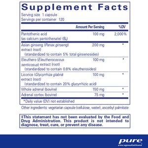Pure Encapsulations ADR Formula supplements facts