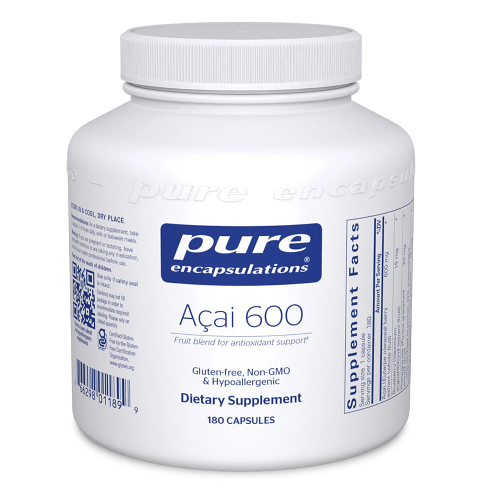 Pure Encapsulations Acai 600 180 capsules