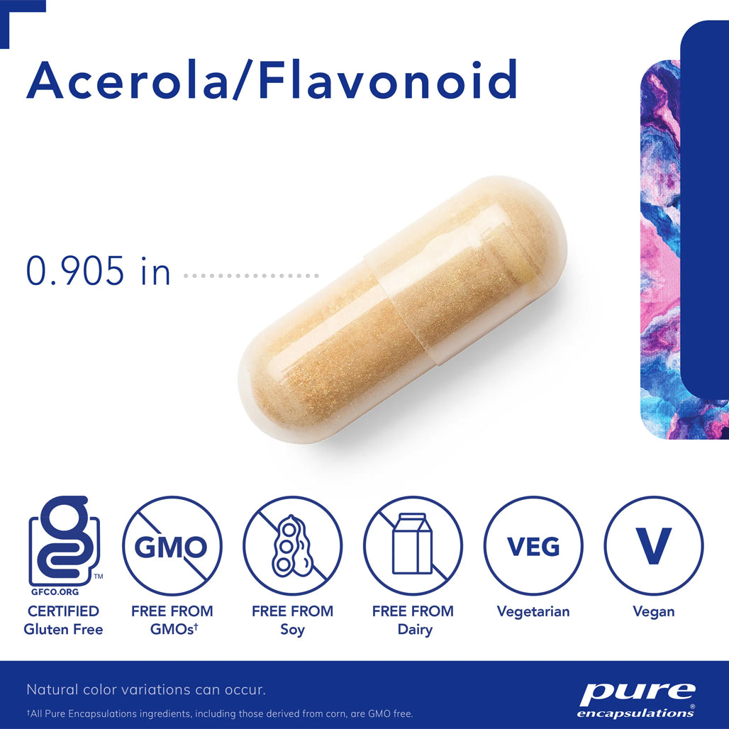Acerola/Flavonoid by Pure Encapsulations at Nutriessential.com