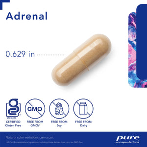 Adrenal support supplement for energy and stress