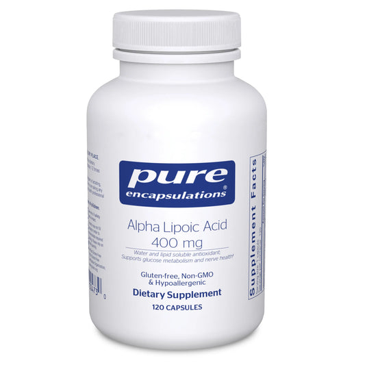 Alpha Lipoic Acid 400mg Pure Encapsulations - 120 Capsules