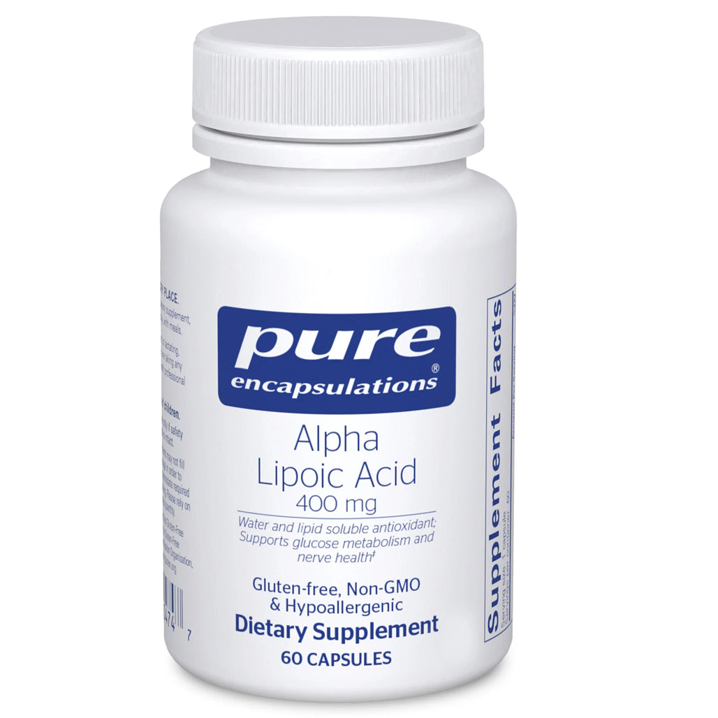 Alpha Lipoic Acid 400mg Pure Encapsulations - 60 Capsules