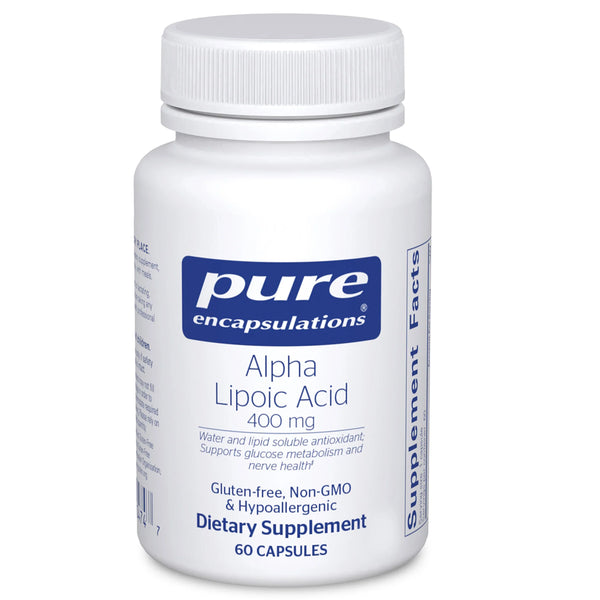 Pure Encapsulations Alpha Lipoic Acid 400 mg - 60 Capsules