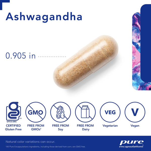 Ashwagandha 500 mg for stress reduction and adrenal support