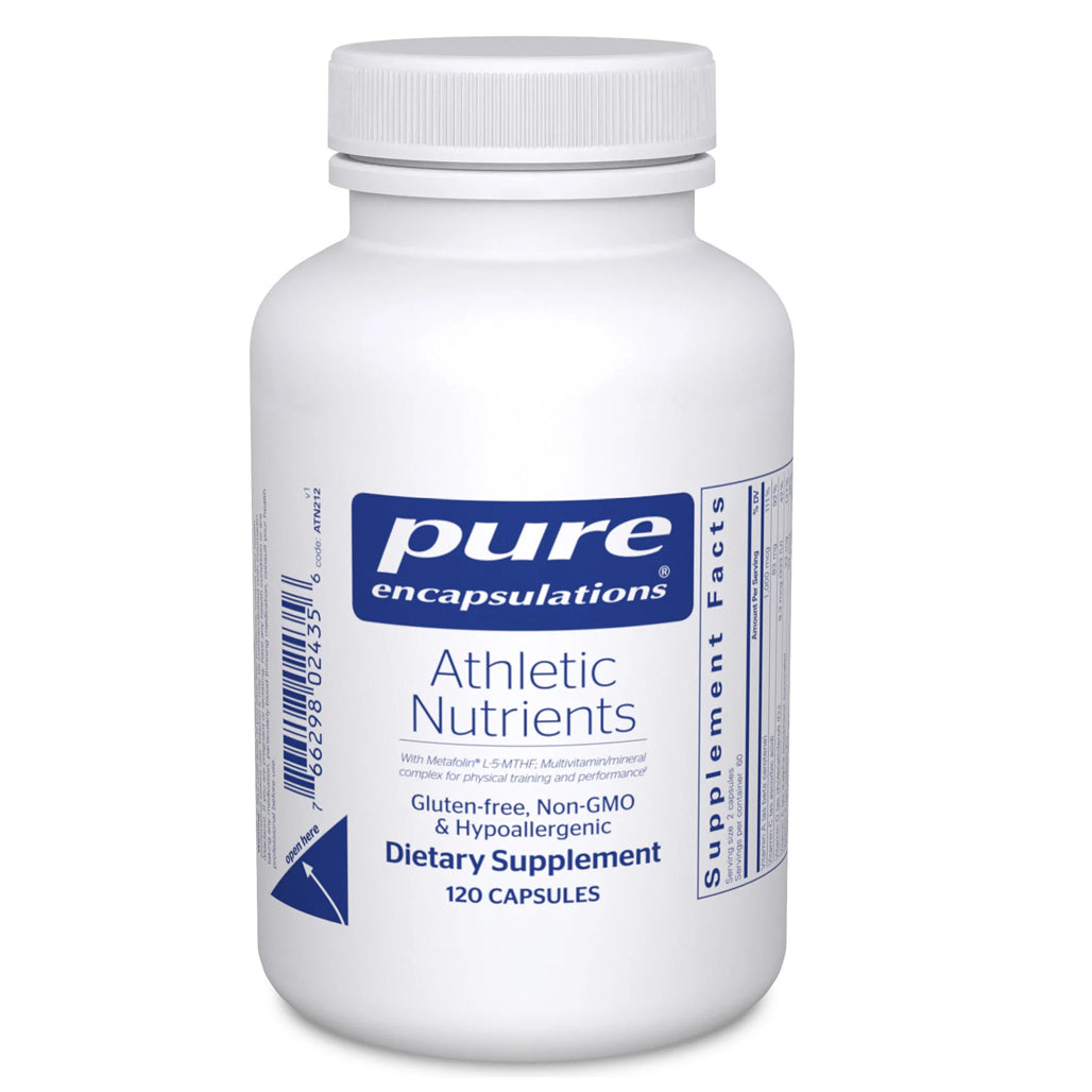 Athletic Nutrients Pure Encapsulations | Multivitamin/mineral complex for physical training and performance with metafolin