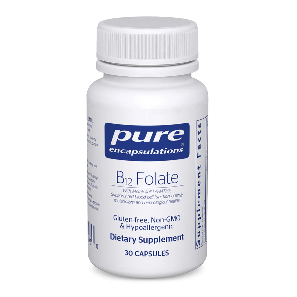 Pure Encapsulations B12 Folate capsules