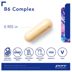 B6 Complex for nerve function and metabolism