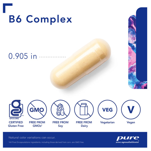 B6 Complex for nerve function and metabolism