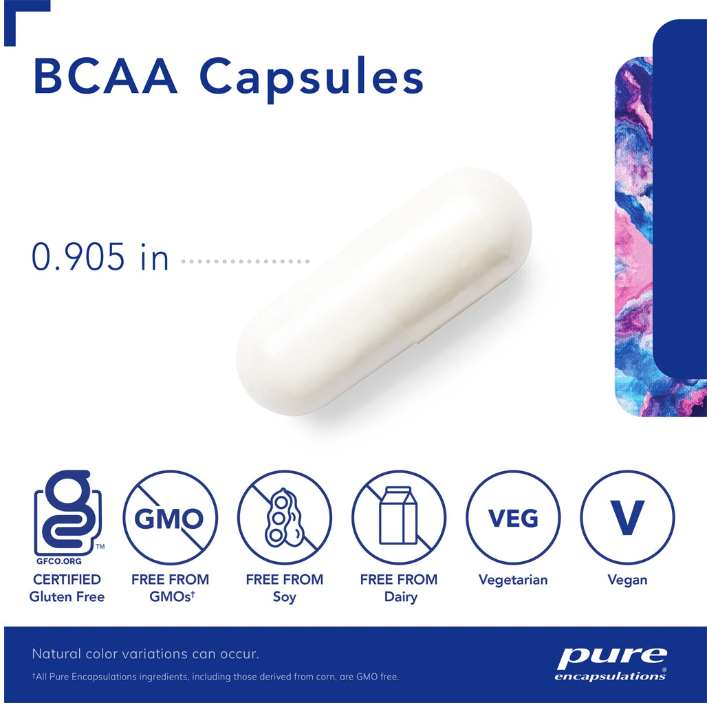 Pure Encapsulations BCAA Capsules to Build muscles