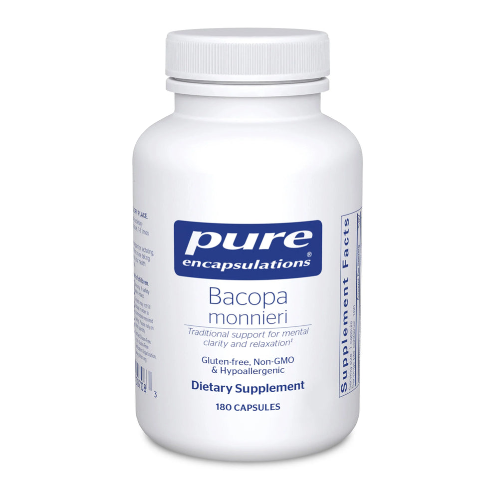 Pure Encapsulations Bacopa Monnieri 200 mg capsules