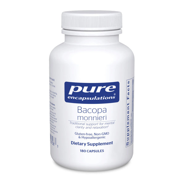 Pure Encapsulations Bacopa Monnieri 200 mg capsules