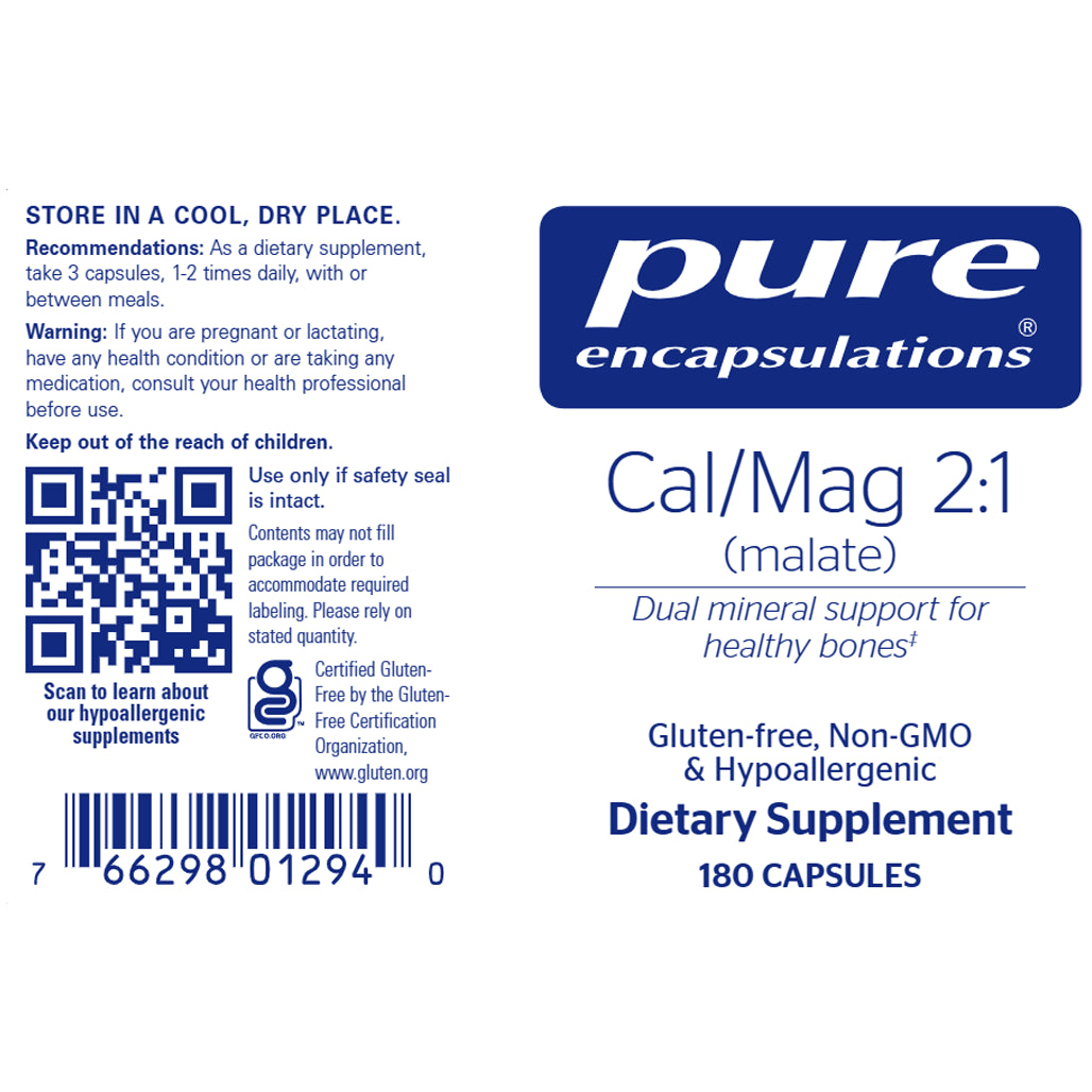 Cal/Mag Malate 2:1 for optimal bone and joint health