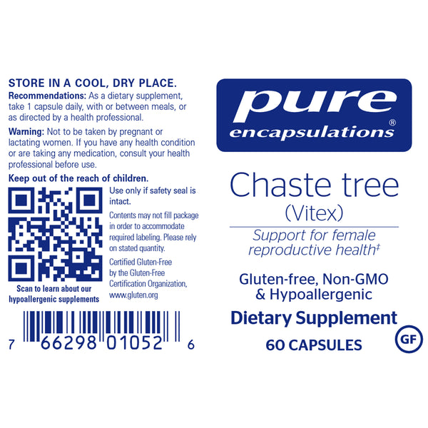Chaste Tree Vitex for menstrual and hormonal balance