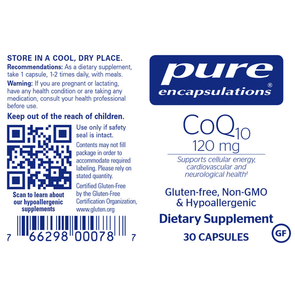 CoQ10 120 mg for energy and heart support